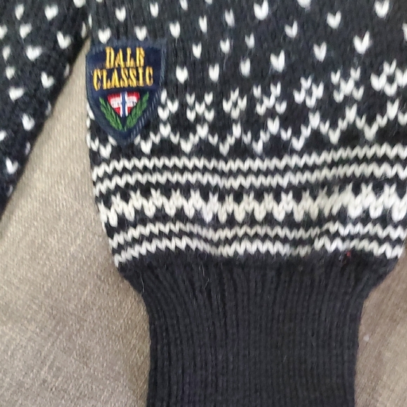 Dale of Norway Black With Multi Colored    Sweater with Nordic Elegance - Picture 10 of 15